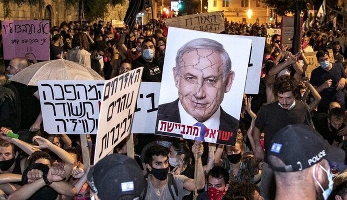 تظاهرات شهرک‌نشینان علیه نتانیاهو