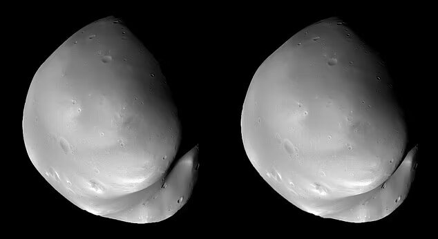 انتشار واضح‌ترین تصاویری که تا امروز از قمر مریخ ثبت شده‌اند