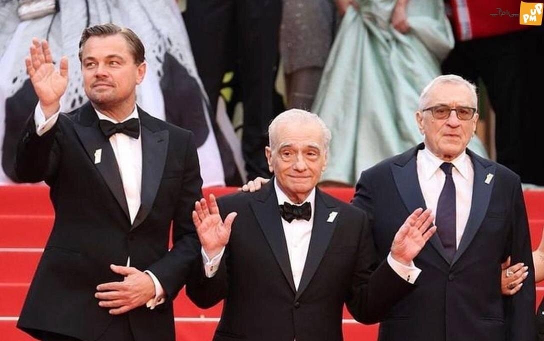 ژست متفکرانه لئوناردو دی‌کاپریو روی فرش قرمز