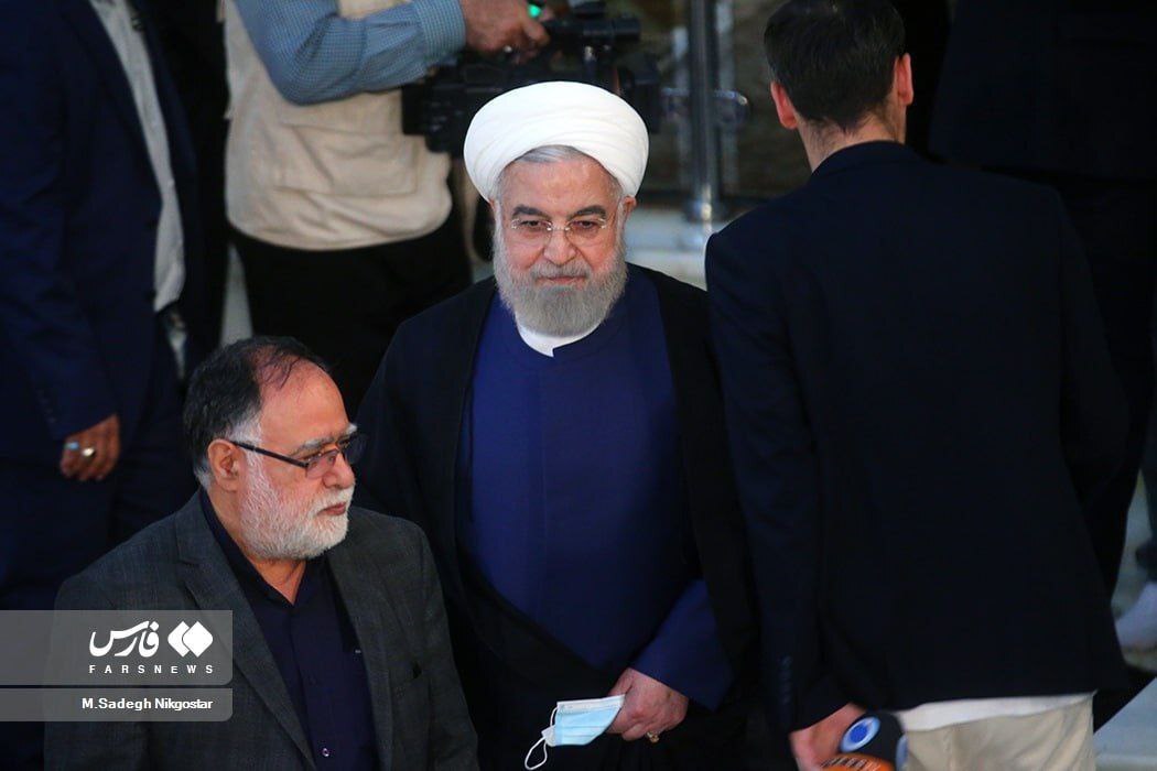 عکس| حسن روحانی در مراسم سالگرد ارتحال امام خمینی
