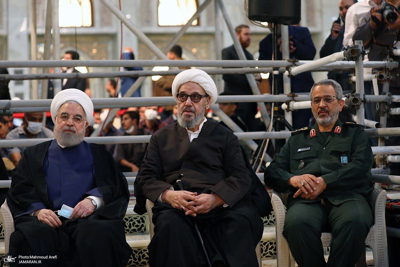 عکس| حسن روحانی در مراسم سالگرد ارتحال امام خمینی