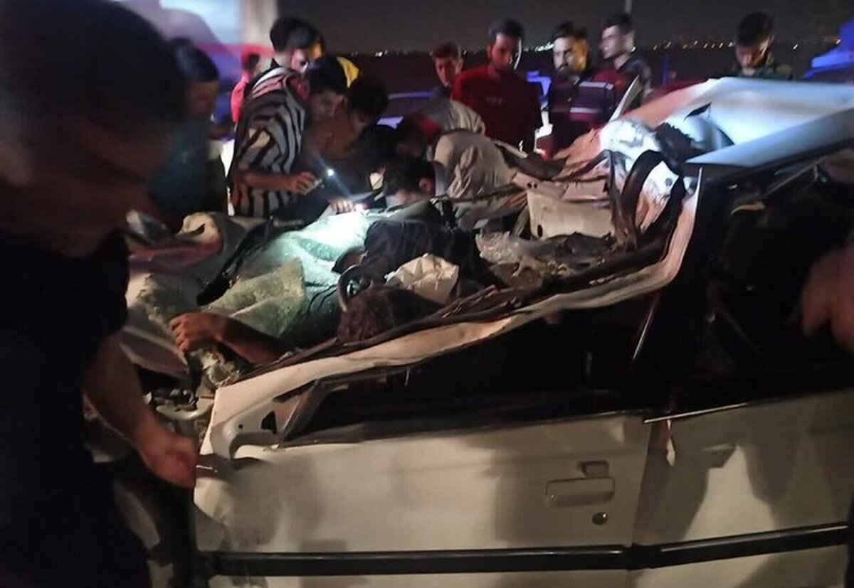 تصادف در آزادراه کرج - قزوین یک کشته برجا گذاشت