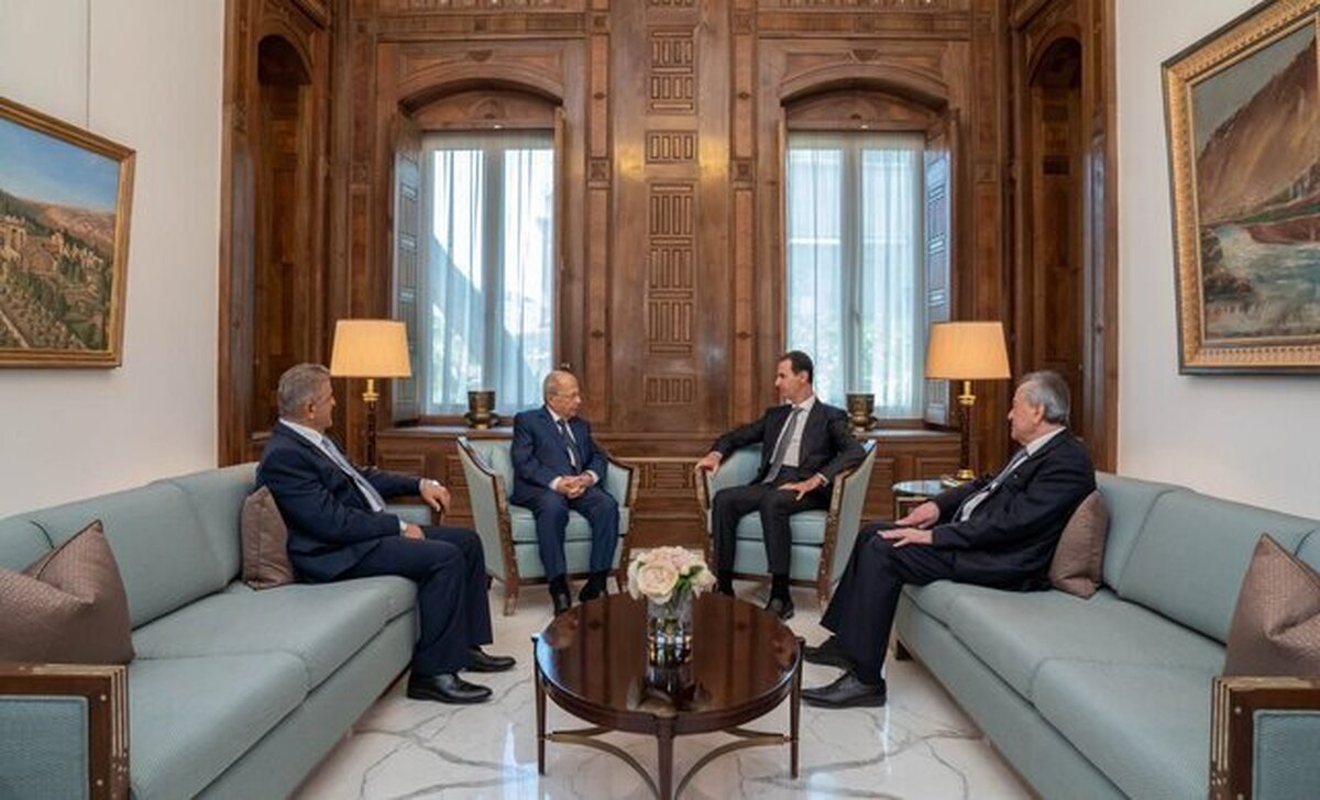 بشار اسد با میشل عون دیدار کرد