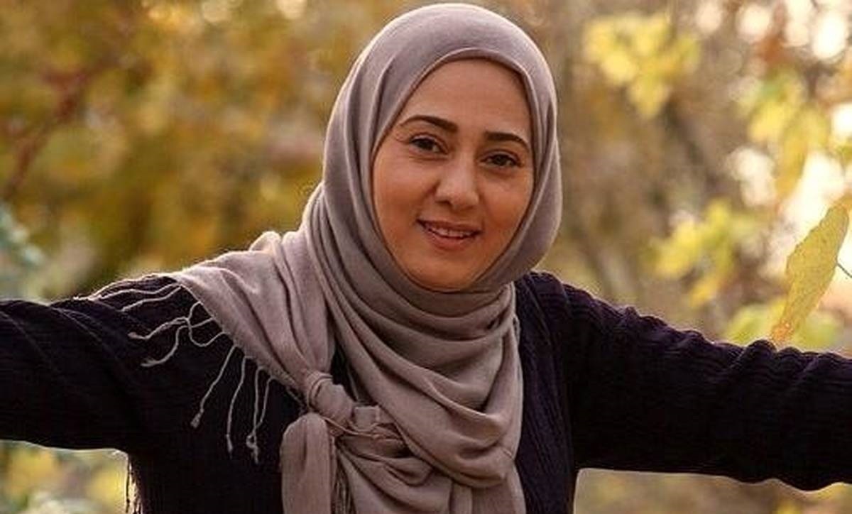 عکس بدون روسری تبسم هاشمی حایری با موی بلوند