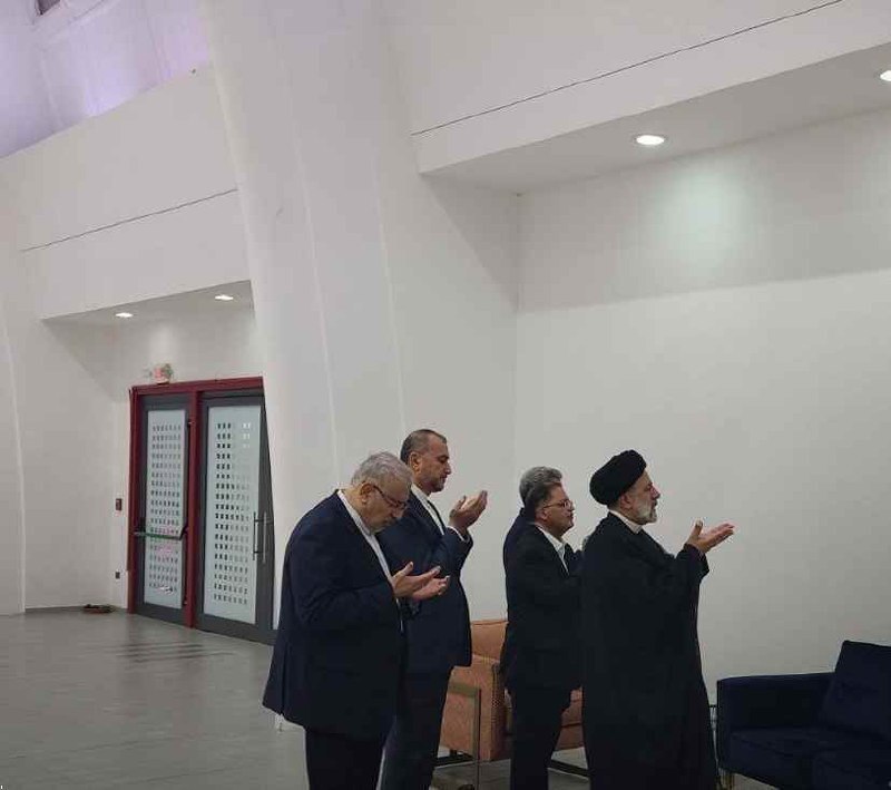 عکس| اقامه نماز مغرب در کاخ ریاست جمهوری نیکاراگوئه