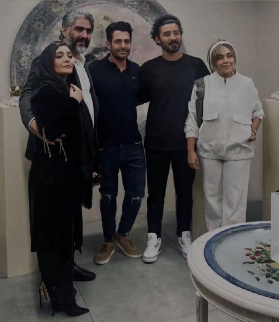 عکس| محمدرضا گلزار در کنار ستاره محبوب تیم ملی فوتبال پس از عروسی جنجالی