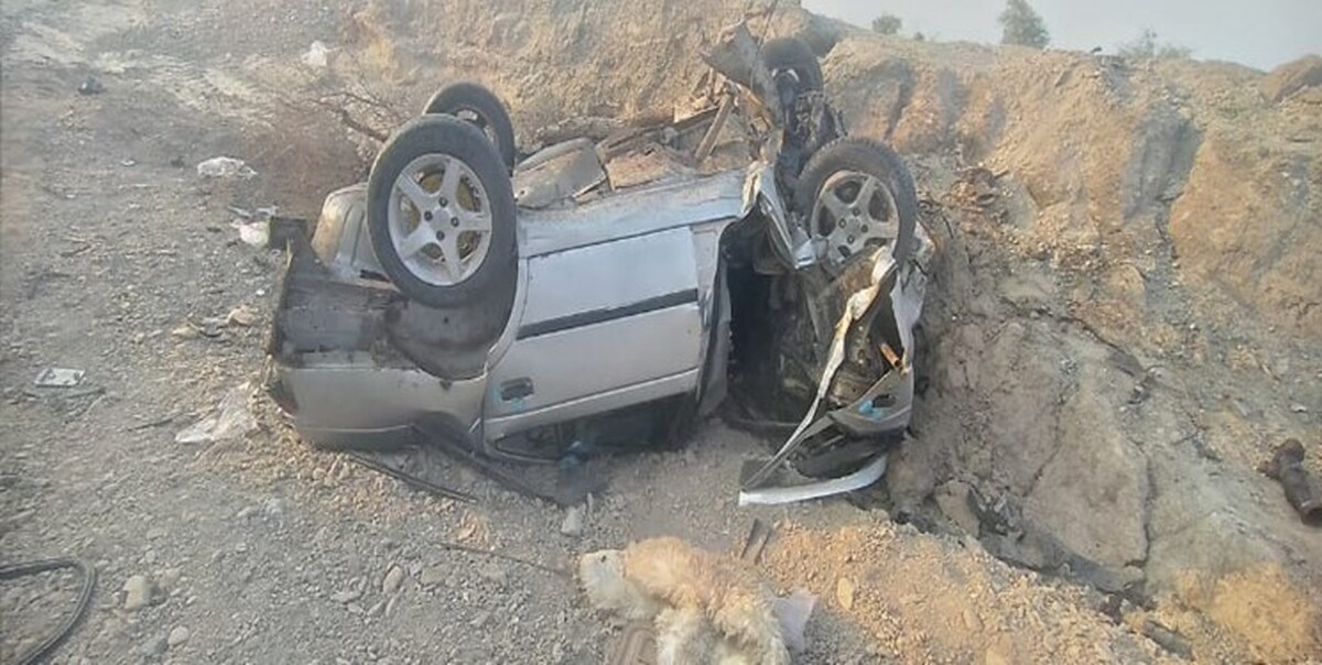 واژگونی پژو در رفسنجان/ ۲ نفر کشته شدند