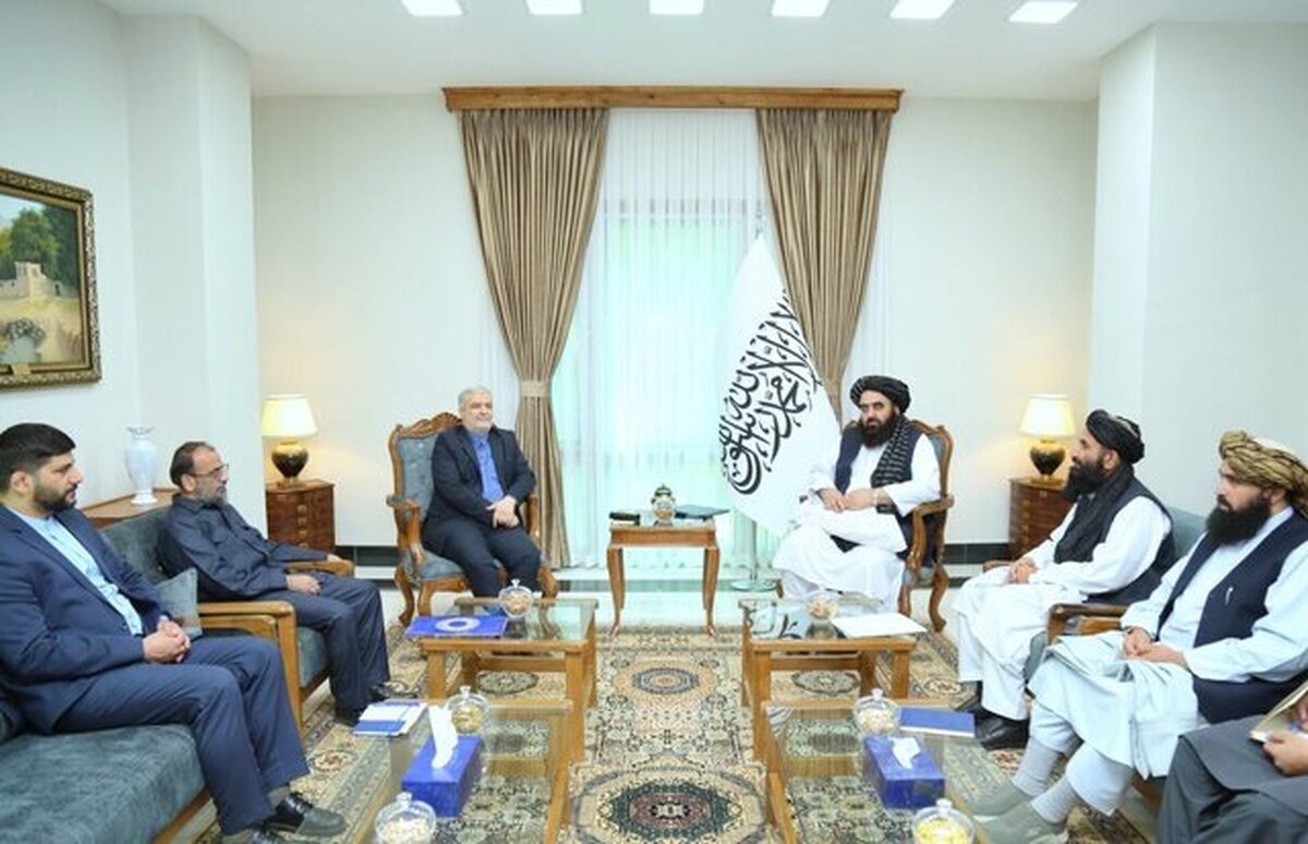 دیدار وزیر خارجه طالبان و کاظمی قمی
