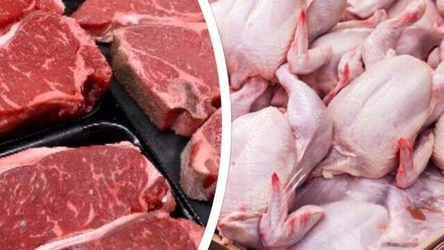 قیمت انوع گوشت قرمز و مرغ در بازار امروز ۶ خرداد ۱۴۰۲