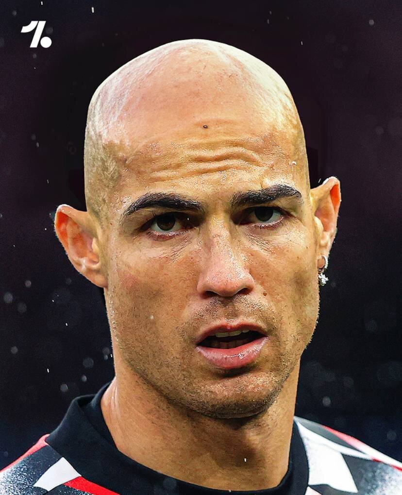 عکس| رونالدو با هوش مصنوعی کچل شد!