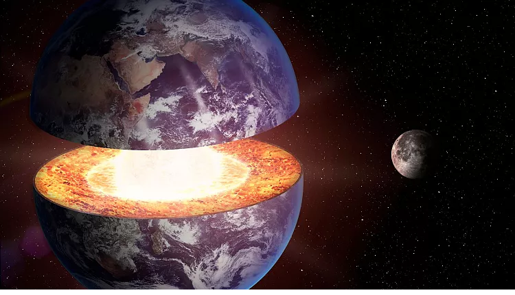 عکس| کشفیات جدید دانشمندان از هسته درونی کره زمین؛ سیاره‌ای در دل یک سیاره؛