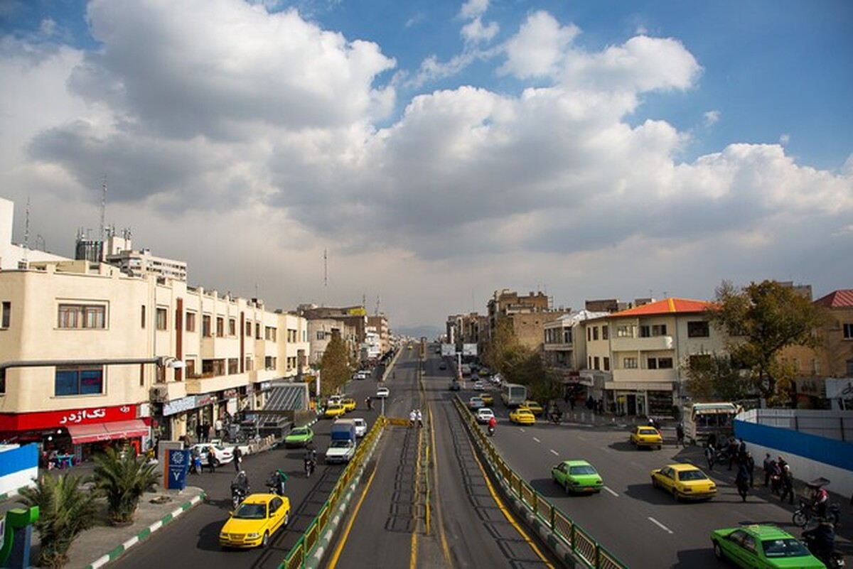 کیفیت هوای تهران در شرایط «قابل قبول»
