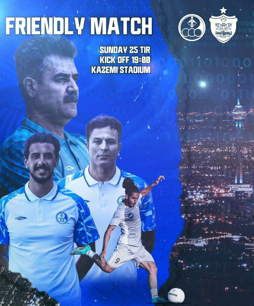 عکس| استقلال برای پرسپولیس پوستر منتشر کرد