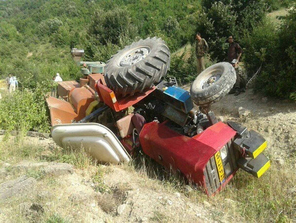 واژگونی تراکتور در روستای «پسین‌دره» بجنورد/ ۴ نفر کشته شدند