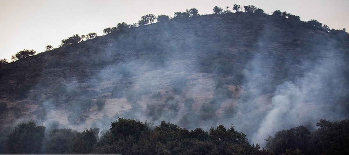 آتش غیرقابل کنترل در جنگل‌های مریوان/ انفجار چندین مین در منطقە آسن‌آباد