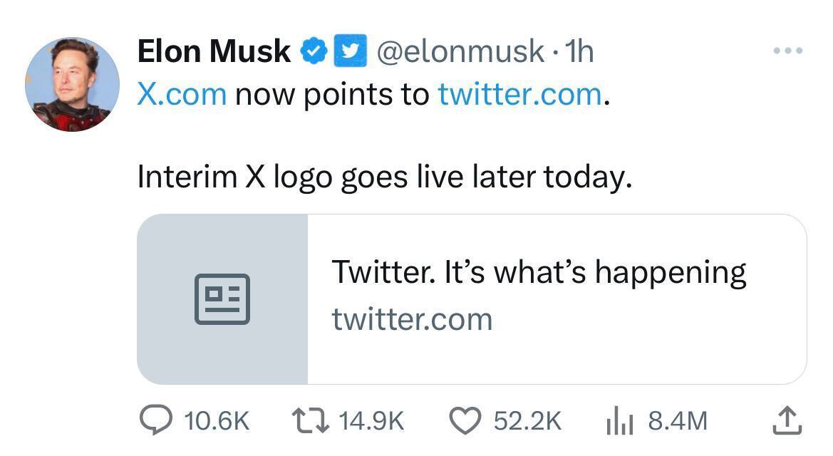 تصویر/ تغییر لوگو و آدرس «توئیتر»