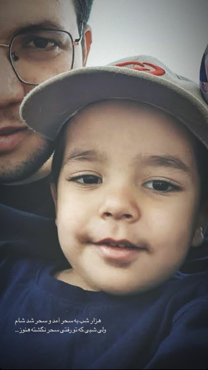 عکس| دلتنگی حامد سلطانی برای فرزندش