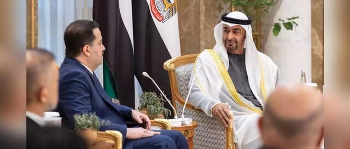 گفت‌وگوی رئیس امارات و نخست وزیر عراق