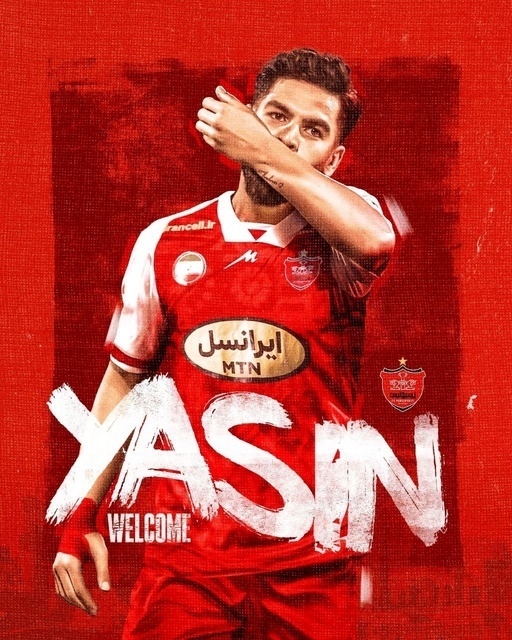 عکس| پوستر رسمی پرسپولیس برای یاسین سلمانی