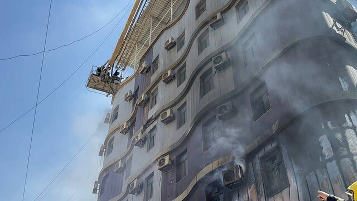 فیلم| جزئیاتی از آتش‌سوزی هتل ایرانی‌ها در نجف
