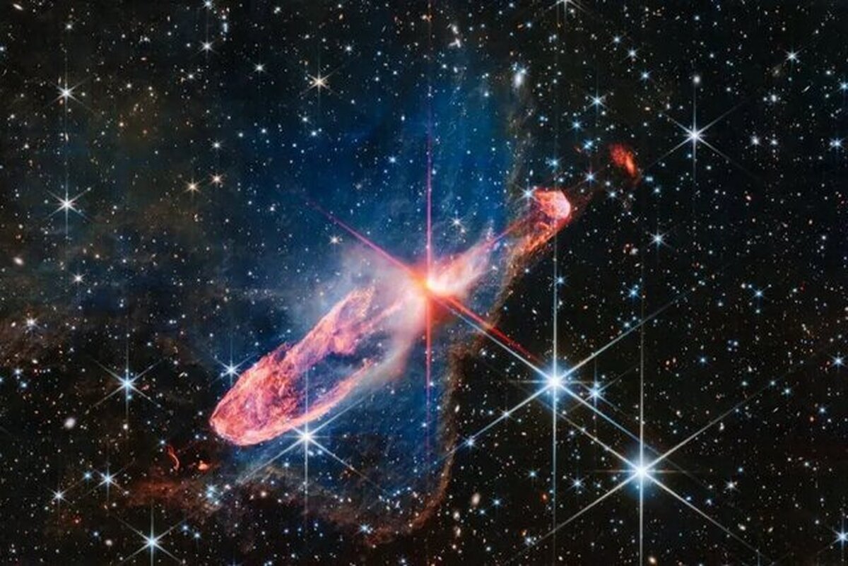 جدیدترین تصویر جیمز وب از تولد ستاره‌ای در فاصله ۱۴۷۰سال نوری!