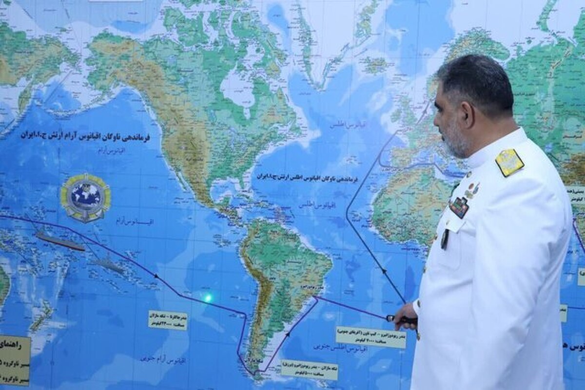 دریادار ایرانی:نیروی دریایی ارتش به دنبال حضور موثر در عرصه بین‌المللی است