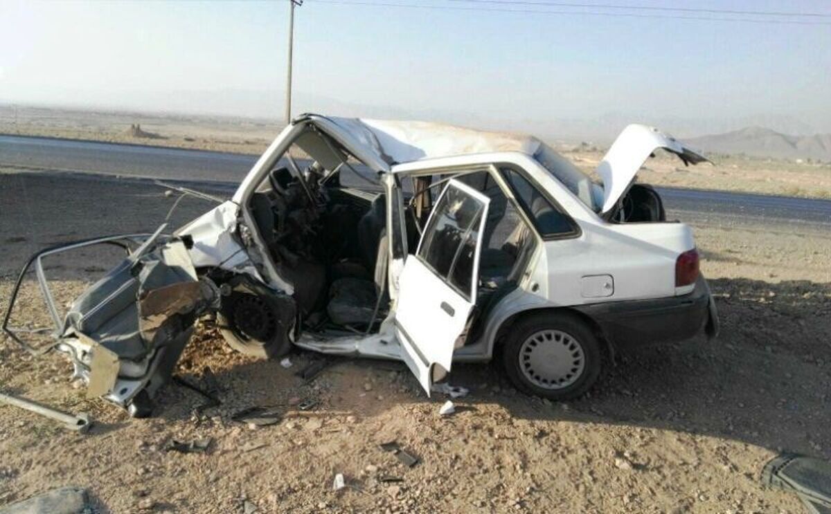 تصادف در بافق یزد ۴ کشته برجا گذاشت