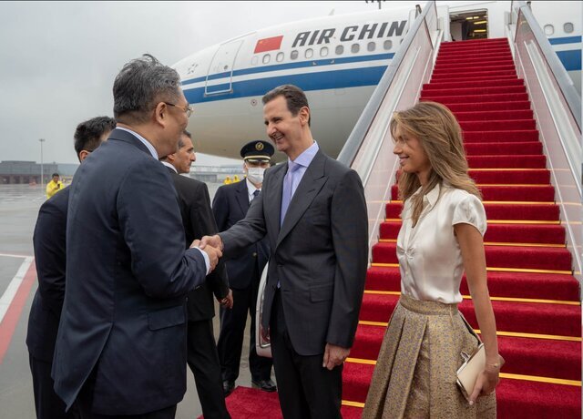 عکس| بشار اسد به چین رفت