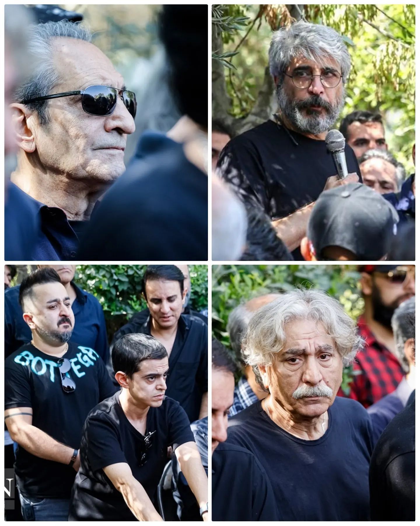 عکس | چهره شکسته و پیر امیرمحمد متقیان در مراسم خاکسپاری آرش میراحمدی عکس | چهره شکسته و پیر امیرمحمد متقیان در مراسم خاکسپاری آرش میراحمدی