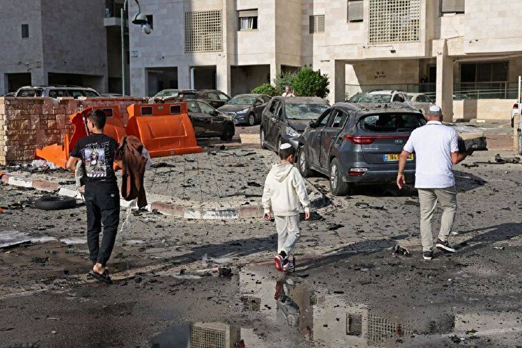 فیلم| تصاویری تکاندهنده از جنگ حماس و اسرائیل