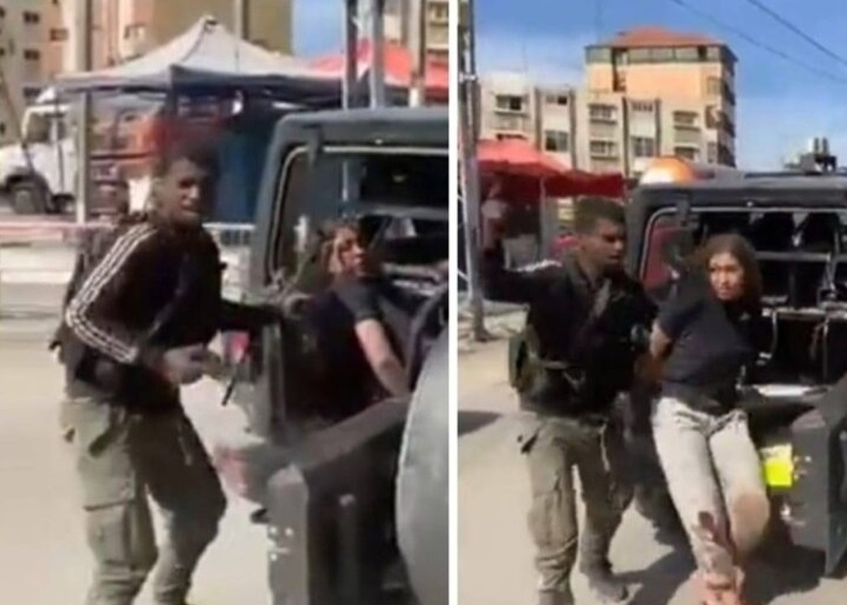 فیلم| سرباز زن اسرائیلی در اسارت مردان مسلح فلسطینی