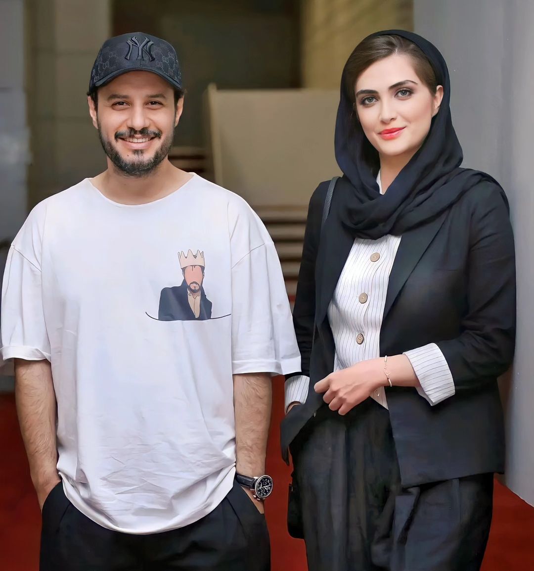 عکس| الناز ملک عکسی با جواد عزتی به اشتراک گذاشت