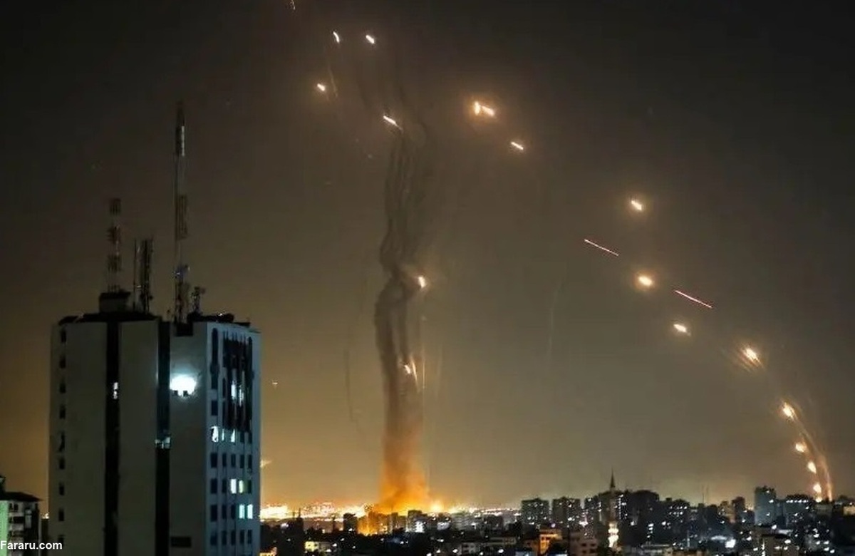فیلم| عملکرد گنبد آهنین اسرائیل مقابل راکت‌های مقاومت!