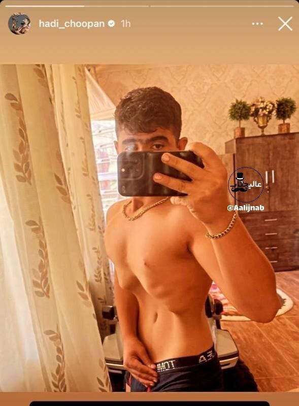 عکس| استوری هادی چوپان از هیکل پسرش!