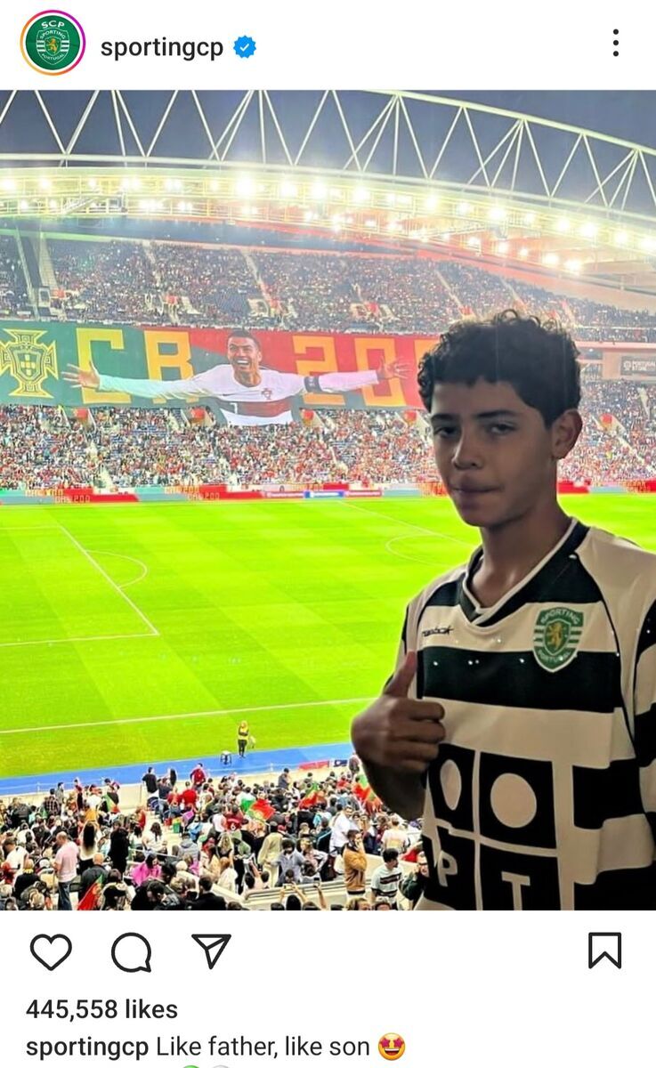 عکس| این تماشاگر بازی رونالدو میزبان را به وجد آورد