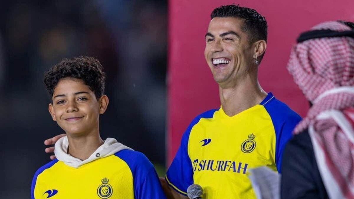 تصاویر| اولین بازی پسر رونالدو برای النصر