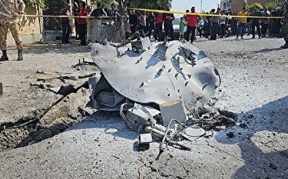 عکس| انفجار مهیب در گرگان؛ حادثه بخاطر آزمایش موشکی وزارت دفاع بوده
