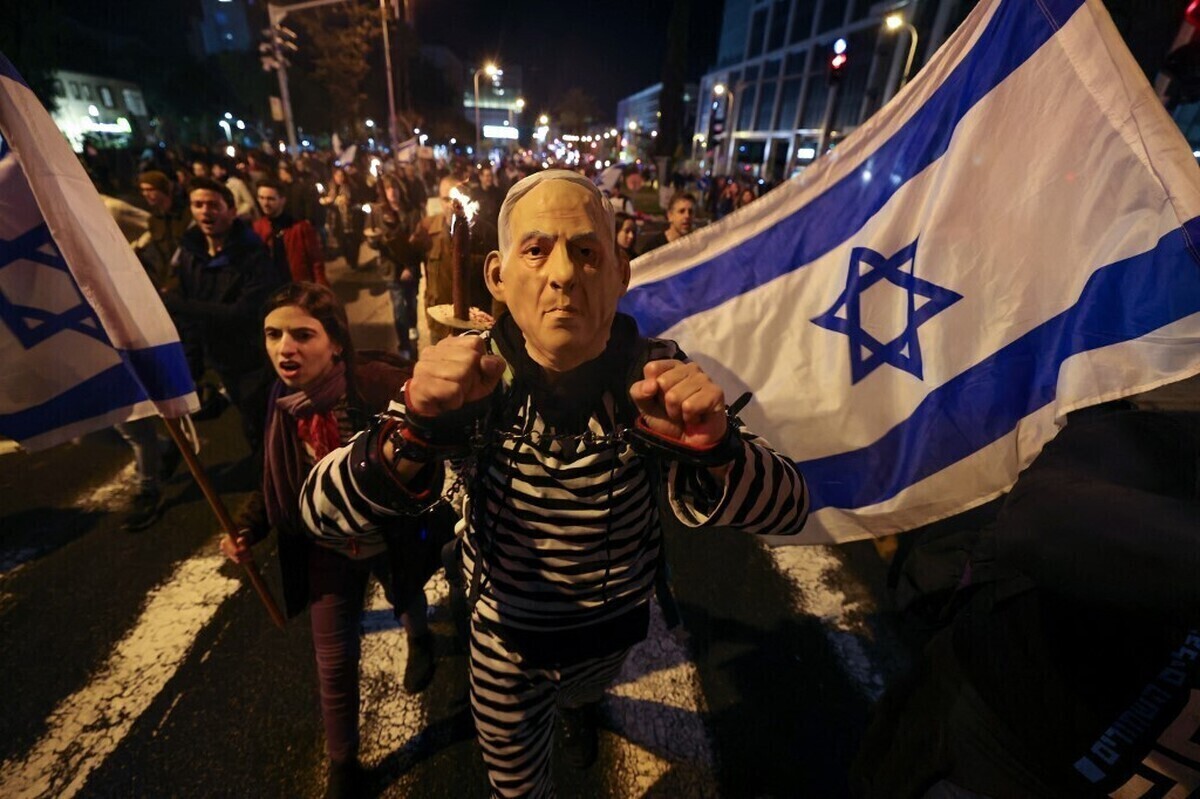 فیلم| شعار تظاهرکنندگان در اسرائیل: نتانیاهو را بگیرید، فرزندانمان را آزاد کنید