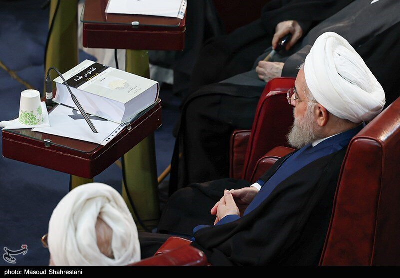 عکسی جدید از حسن روحانی در مجلس خبرگان