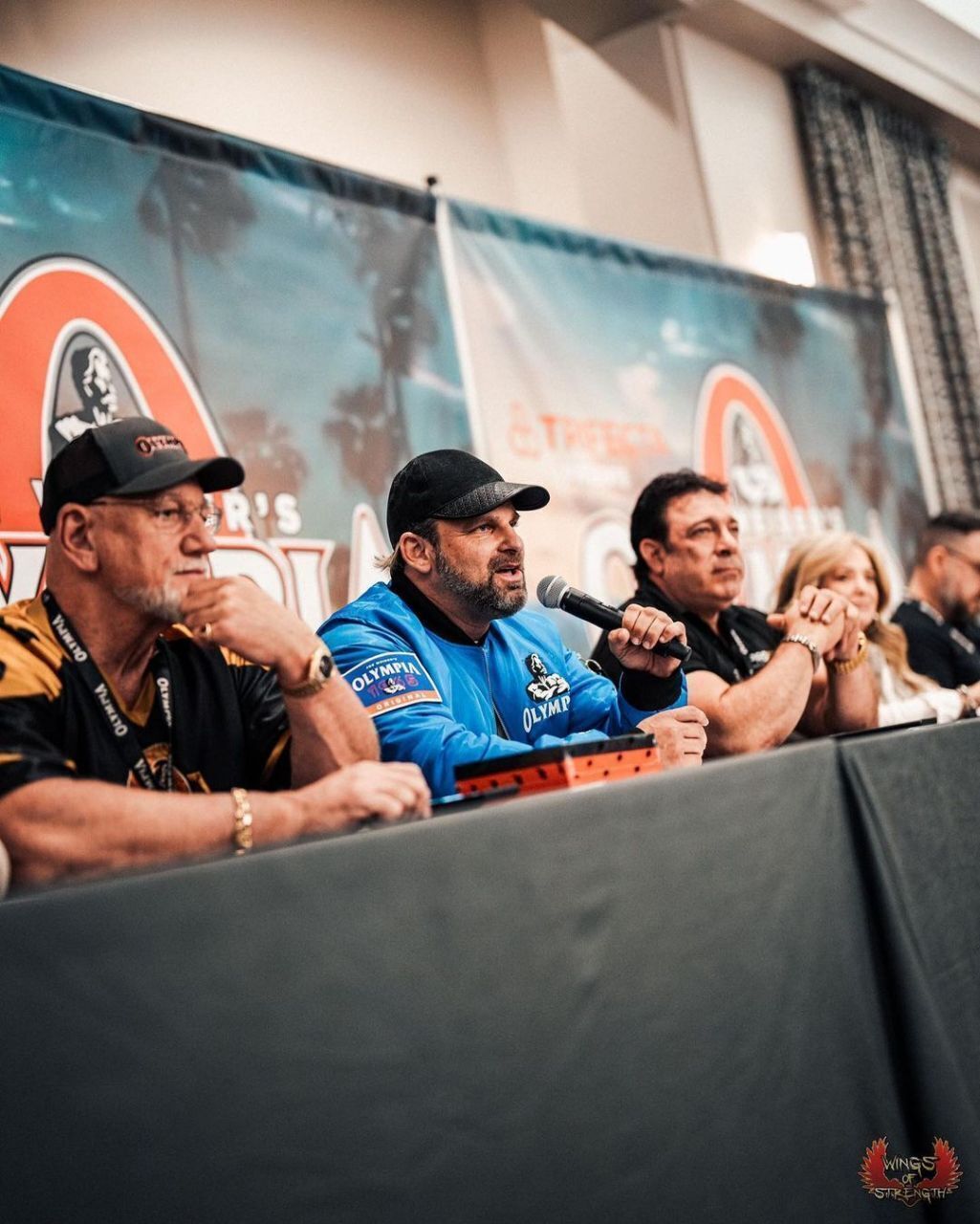 عکس| زمان مسابقه هادی چوپان و حضور در کنفرانس مطبوعاتی مستر المپیا امسال