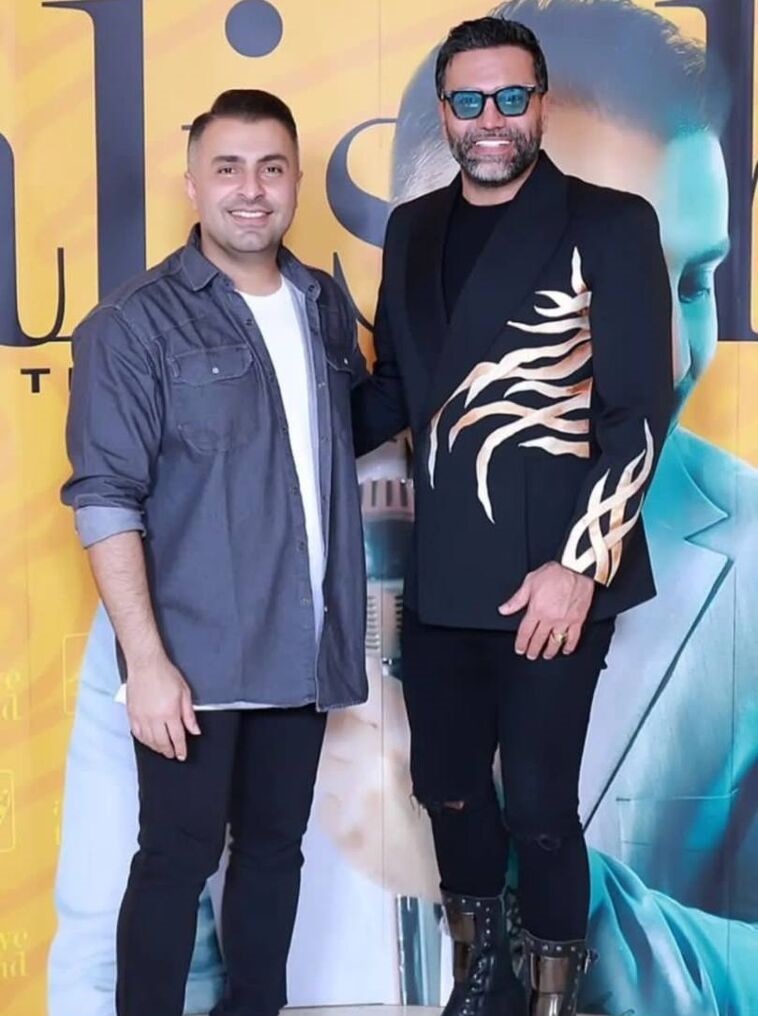 عکس | تیپ عجیب علیرضا نیکبخت واحدی در کنسرت علیرضا طلیسچی