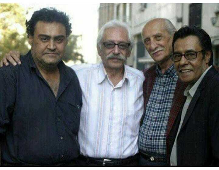 قابی دیده نشده از خسرو شکیبایی در کنار جمشید مشایخی