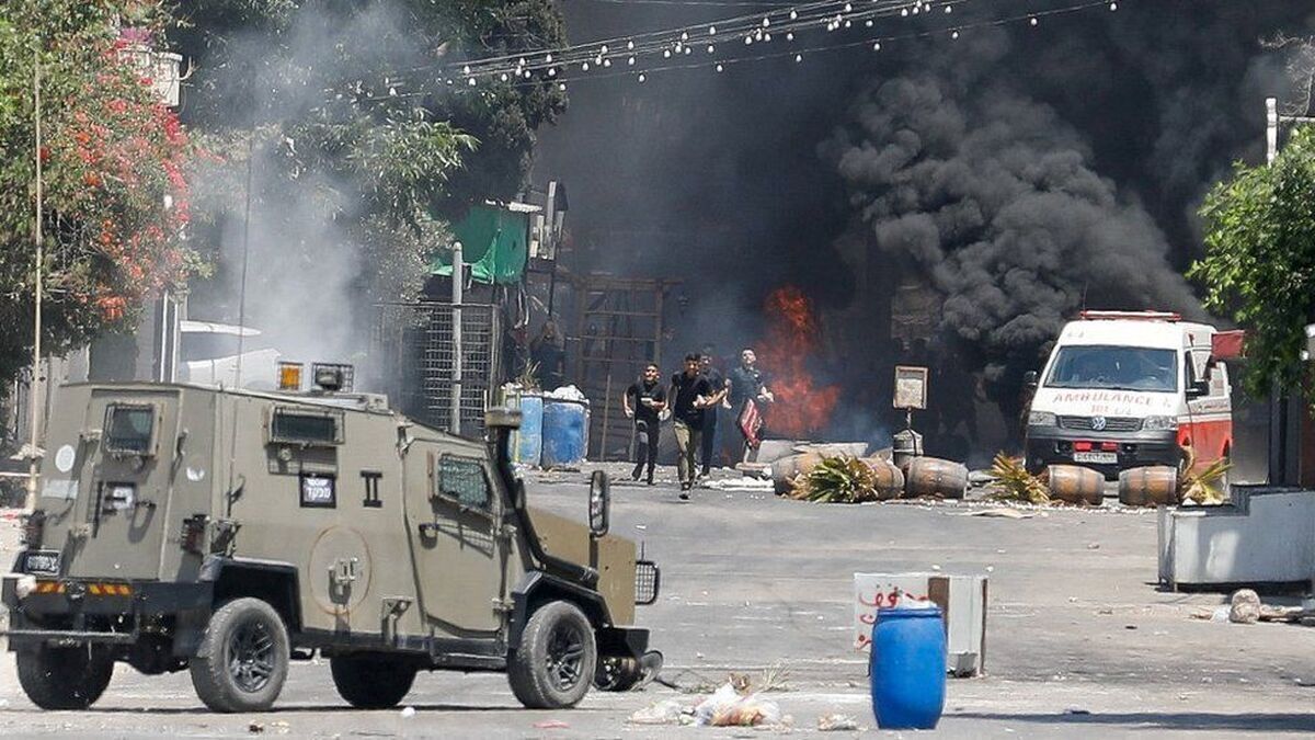 فیلم| جنین به میدان جنگ تبدیل شد!