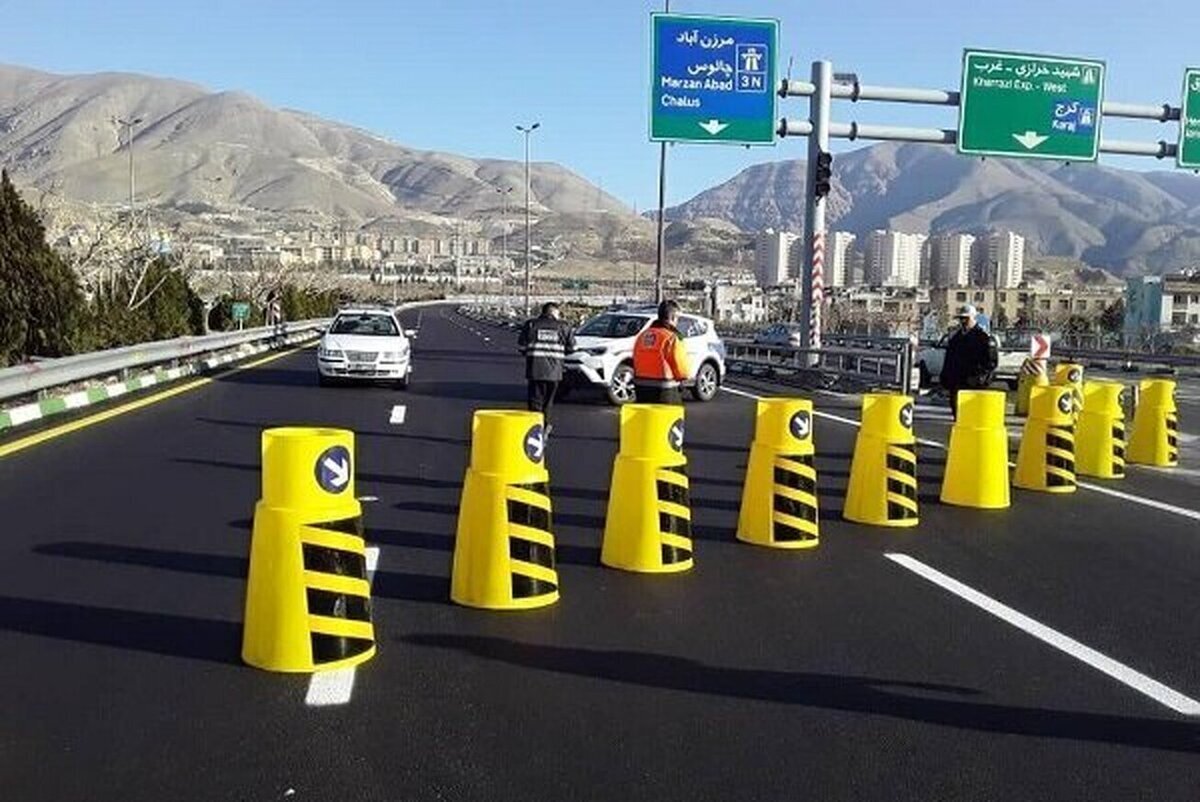 ممنوعیت تردد از جاده چالوس و آزادراه تهران شمال