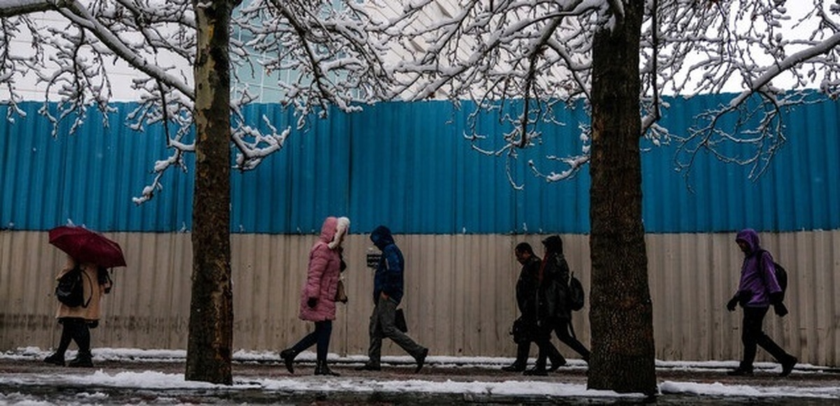 یخبندان معابر تهران از چهارشنبه