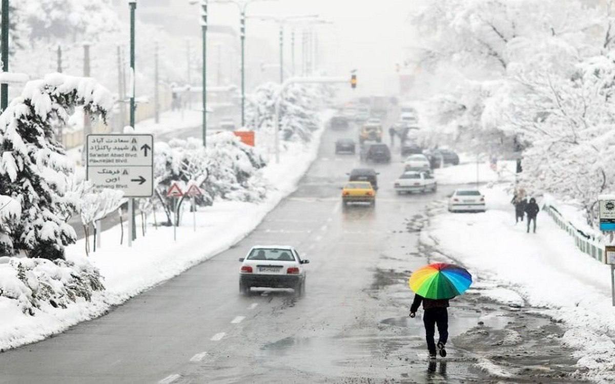 هشدار بارش برف و سیل در تهران
