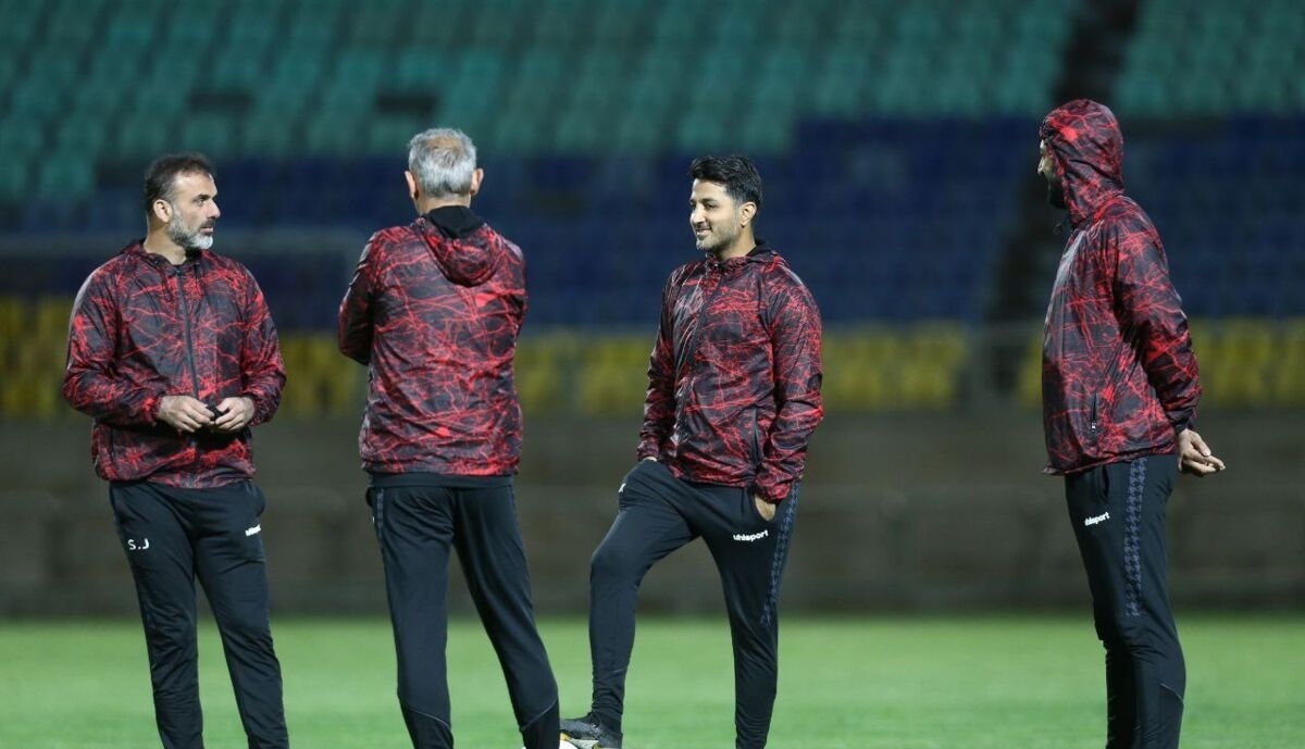 عکس| یحیی و سروش مدافع پرسپولیس را غافلگیر کردند