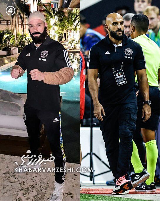 عکس| اقدام خنده‌دار هم‌تیمی مسی برای هالووین/ این بازیکن بادیگارد لیونل شد!