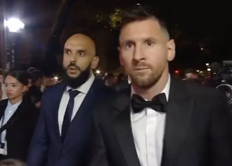 بادیگارد لیونل مسی سوژه مراسم توپ طلا شد بادیگارد لیونل مسی سوژه مراسم توپ طلا شد