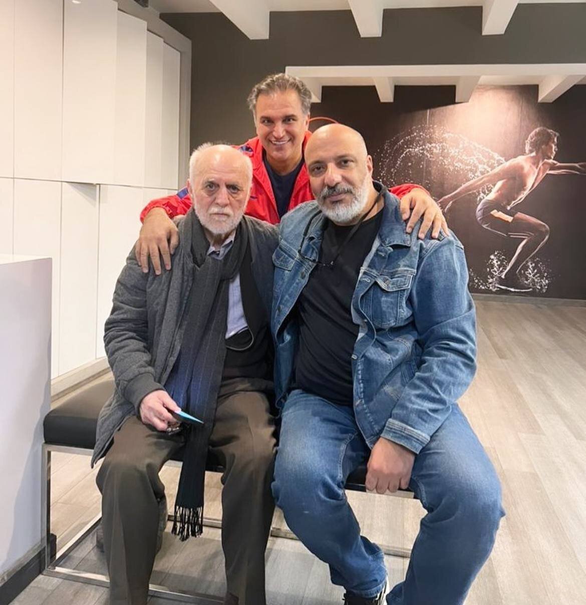 عکس| اسطوره پرسپولیس در کنار بازیگر دو آتشه استقلالی عکس| اسطوره پرسپولیس در کنار بازیگر دو آتشه استقلالی